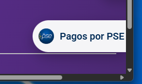 Opción Pagos por PSE en el menú